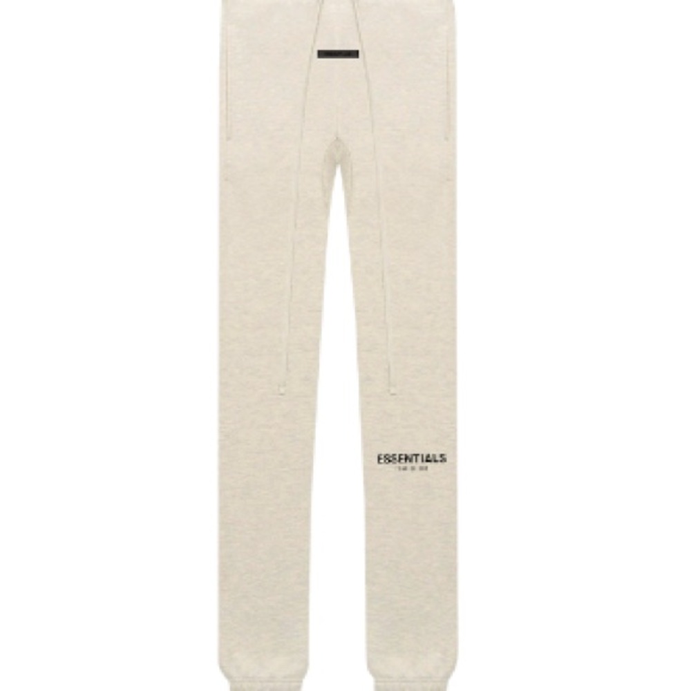 New Fear of God Essentials Sweatpant 'Light Heather Oatmeal' – Size US XL M
